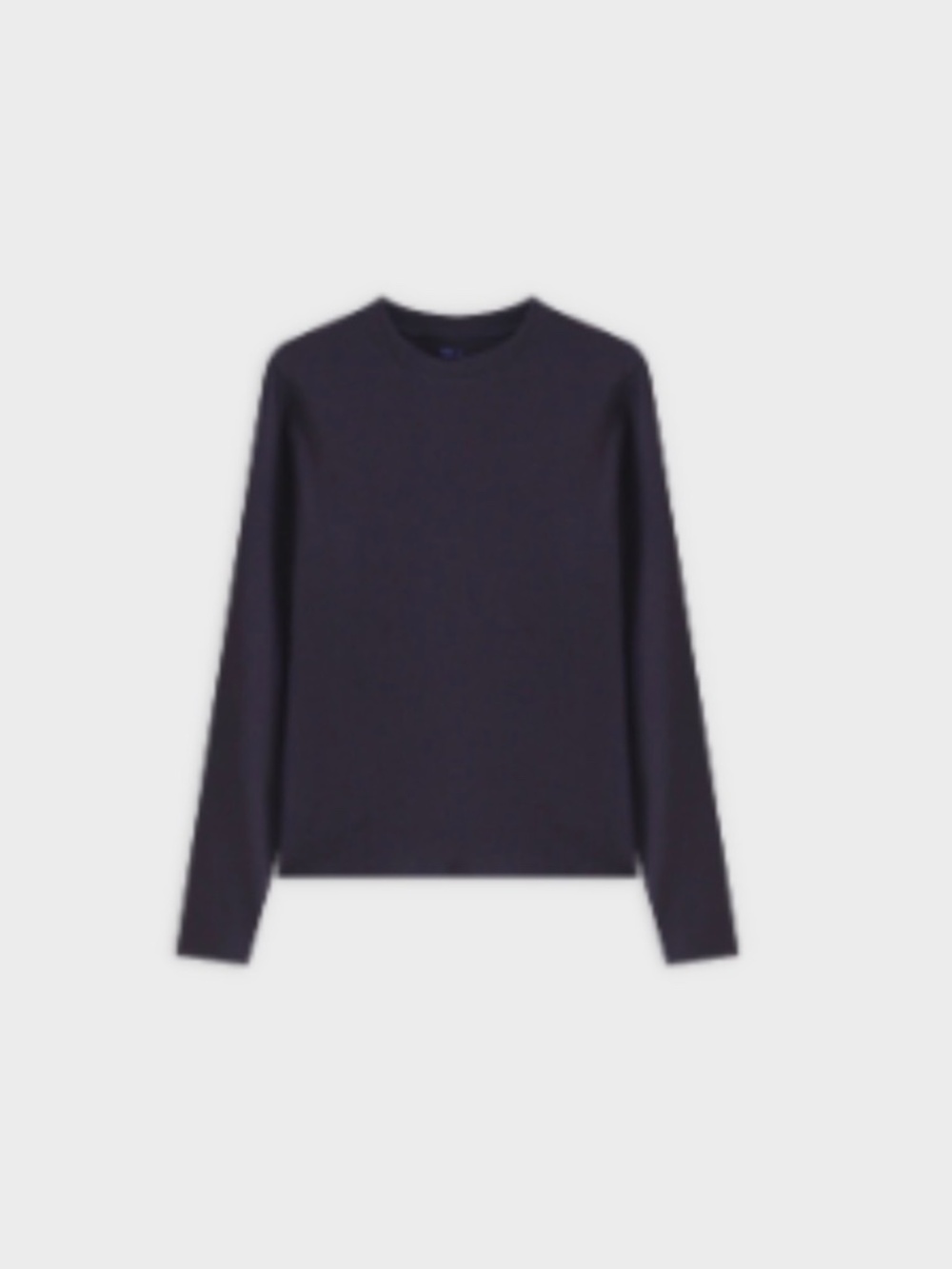 Meli off navy crew neck tee shirt small women EUC